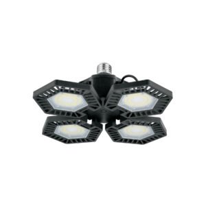 Lámpara LED 100W 6500K con 4 paneles abatibles, VOLTECK