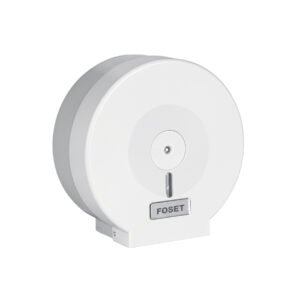 Portarrollo junior de ABS, blanco, FOSET BASIC