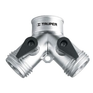 Conector 'Y' 3/4' metálico para manguera, TRUPER