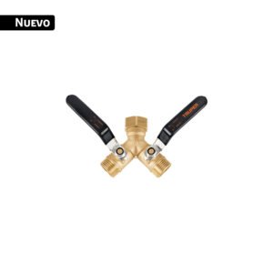 Conector 'Y' 3/4' cuerpo robusto con tuerca móvil p/manguera