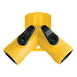 Conector 'Y' 3/4' plástico para manguera, PRETUL