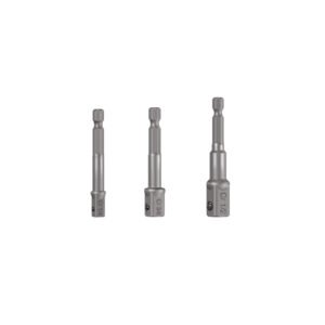 Juego de 3 adaptadores para dados de 1/4', 3/8' y 1/2'