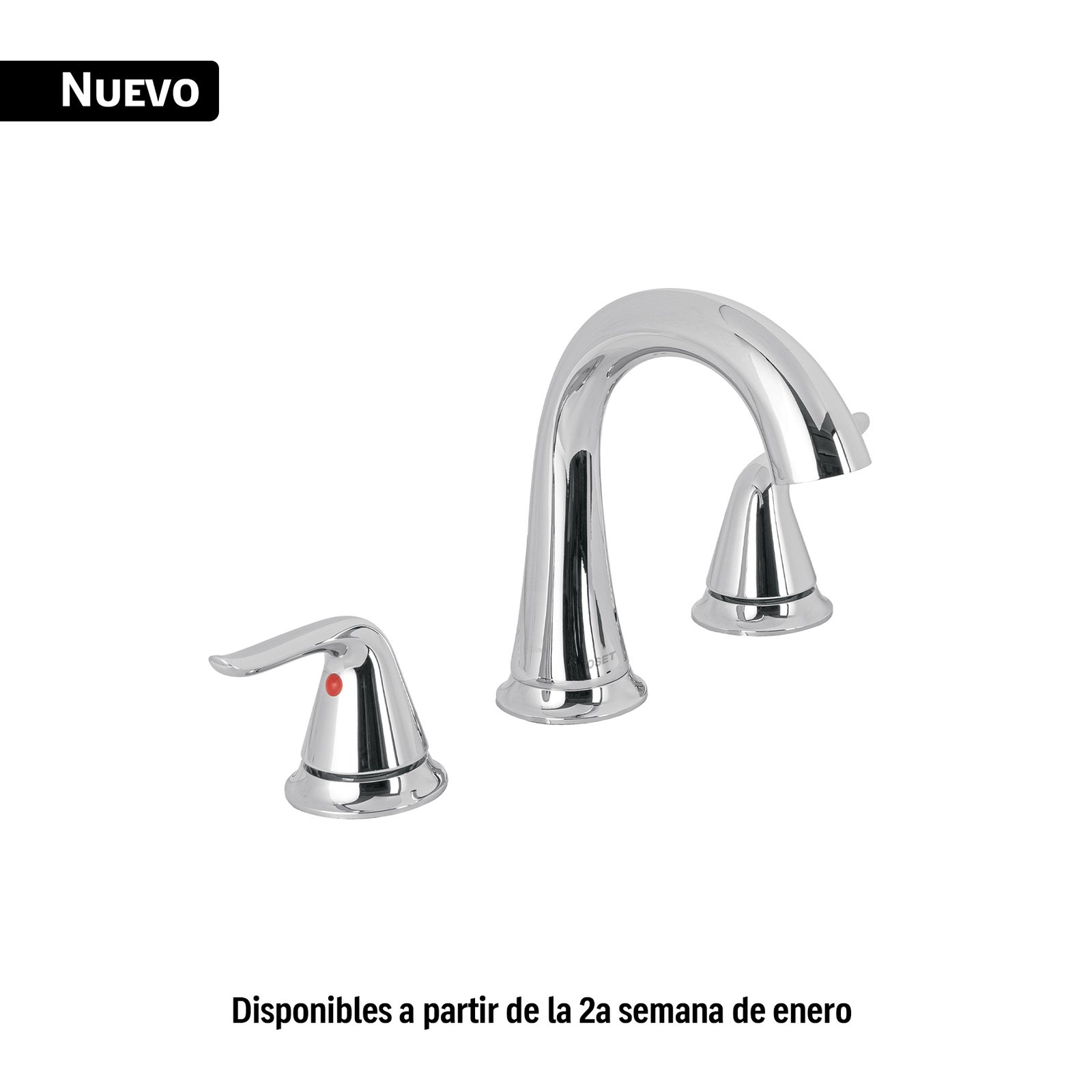 Mezcladora lavabo taladros separados, cromo, FOSET AERO