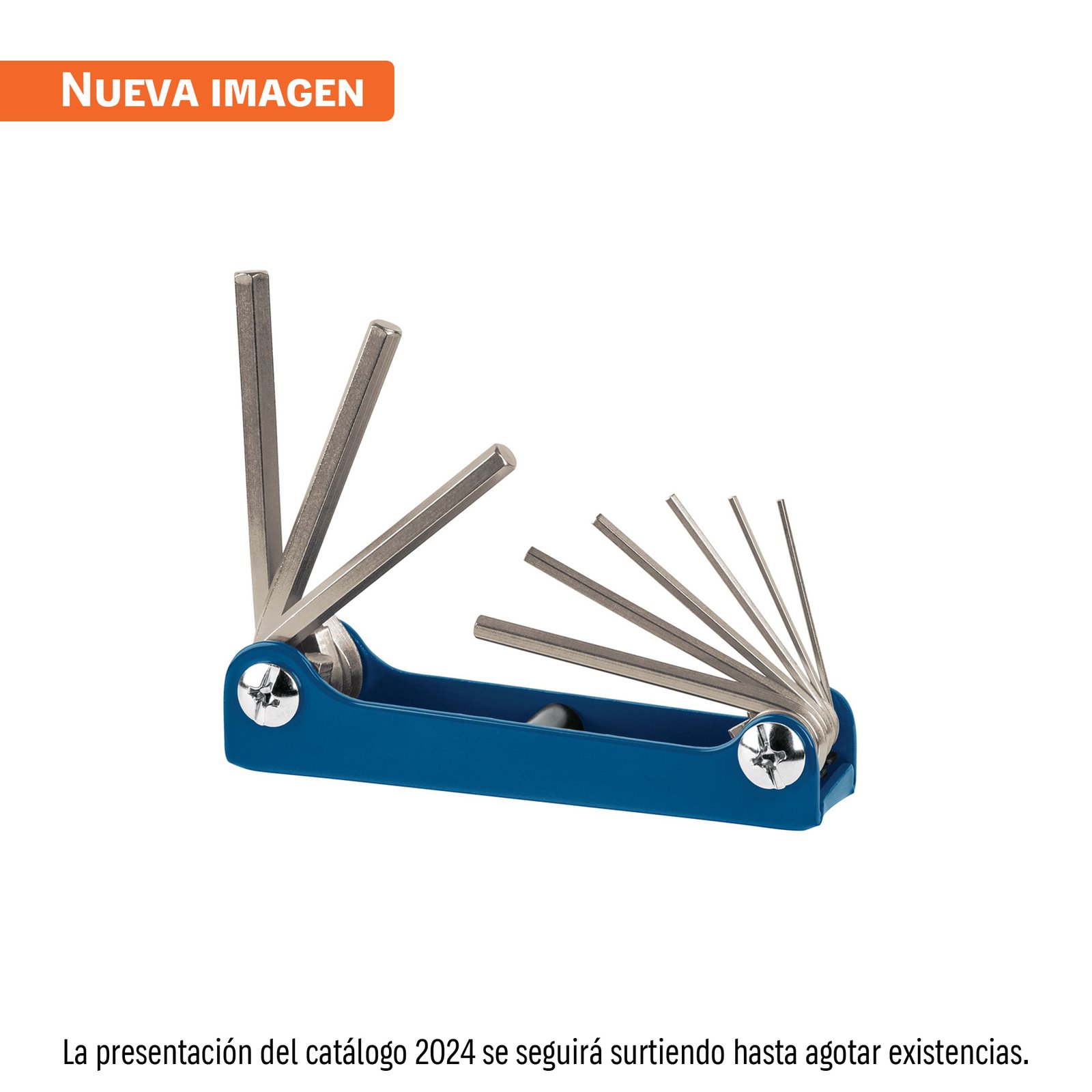 ALL-9M.jpg Juego de 9 llaves hexagonales mm, tipo navaja, TRUPER - Image 1