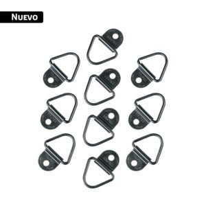 10 anclajes para amarre de carga, anillo en 'V' espesor 1/4'