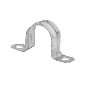 Bolsa c/10 abrazaderas tipo omega 1' p/tubo pared delgada