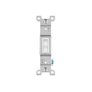 Interruptor vertical de palanca, Standard, blanco, VOLTECK