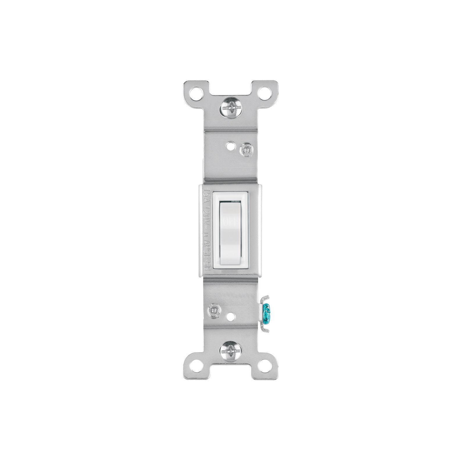 Interruptor vertical de palanca, Standard, blanco, VOLTECK