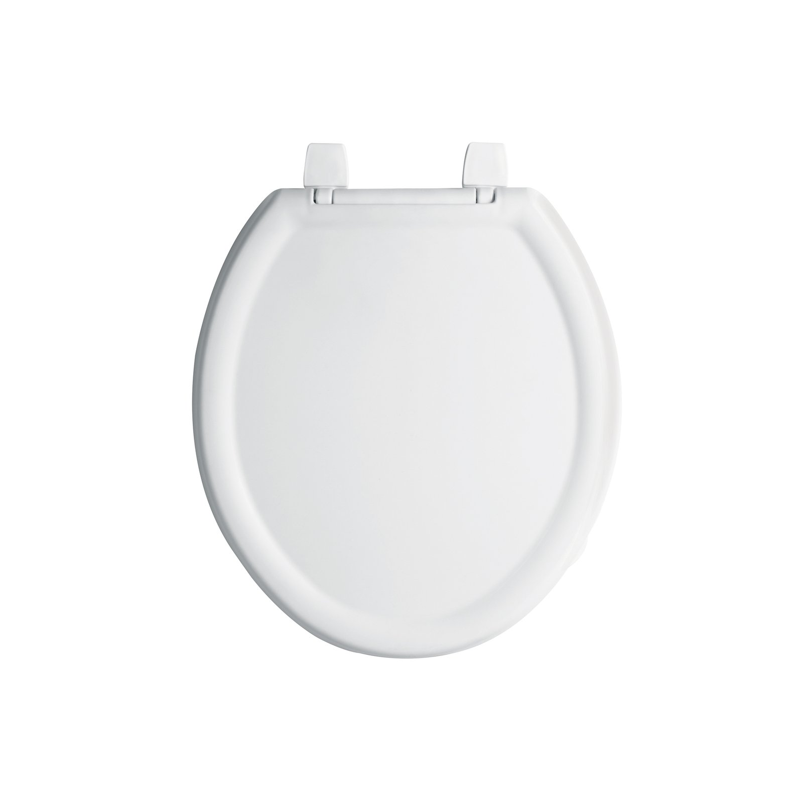 Asiento redondo ligero para WC, abierto, blanco, BASIC