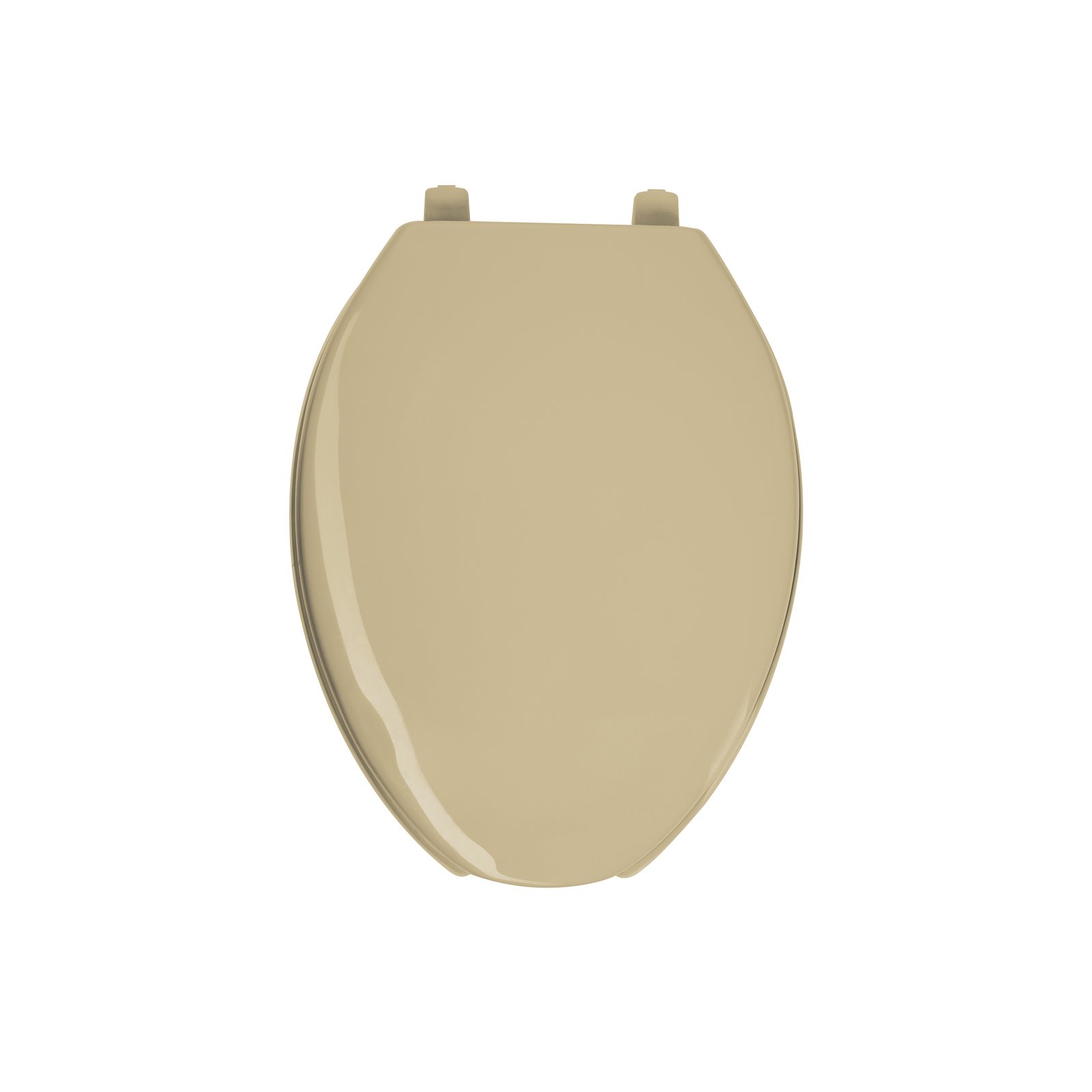 Asiento alargado para WC, abierto, beige, AQUA
