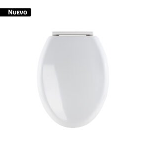 Asiento p/WC one piece, cierre lento, cerrado, blanco, AQUA