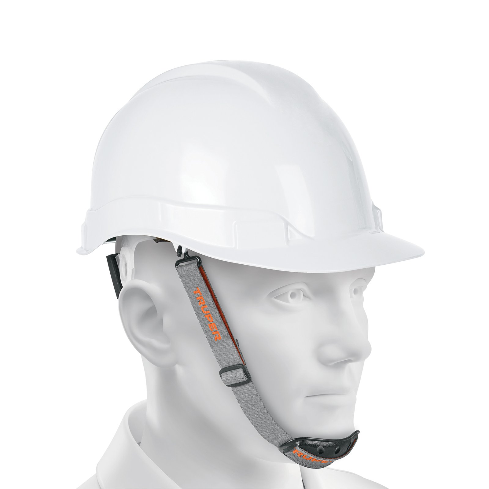 Barboquejo con barbilla para casco de seguridad industrial
