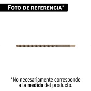 Broca para concreto de 1/2 x 12' en blíster, TRUPER