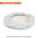 Borla 100% lana de 10', fijación de jareta, TRUPER