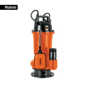 Bomba sumergible de hierro fundido, para agua sucia, 3/4 HP