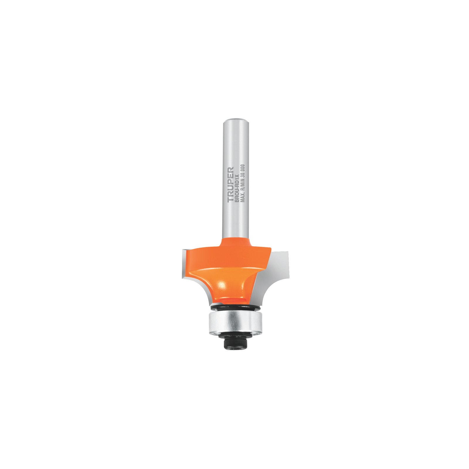 Broca para router, redondeado, 1' con balero, TRUPER