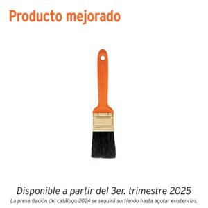 Brocha profesional de 1-1/2' con mango de plástico, TRUPER