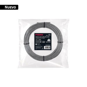Cable rígido 1/16' x 20 m, acero galvanizado, FIERO