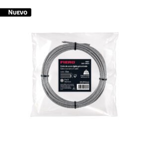 Cable rígido 1/8' x 5 m, acero galvanizado, FIERO