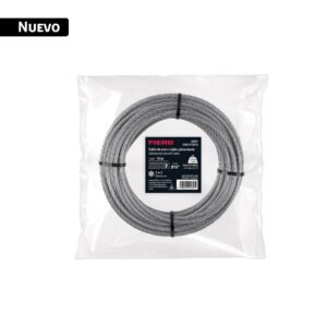 Cable rígido 3/16' x 10 m, acero galvanizado, FIERO