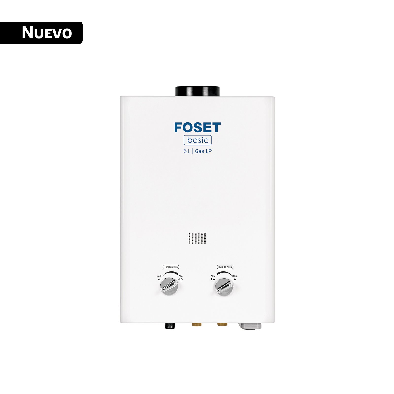 Calentador instantáneo, 5L, 1 servicio, gas LP, FOSET BASIC