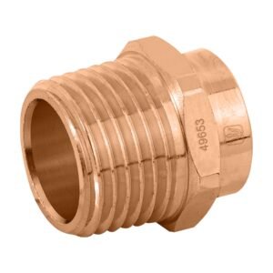 Conector de cobre, rosca exterior 1/2', FOSET