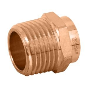 Conector de cobre de rosca exterior 1/2', FOSET BASIC