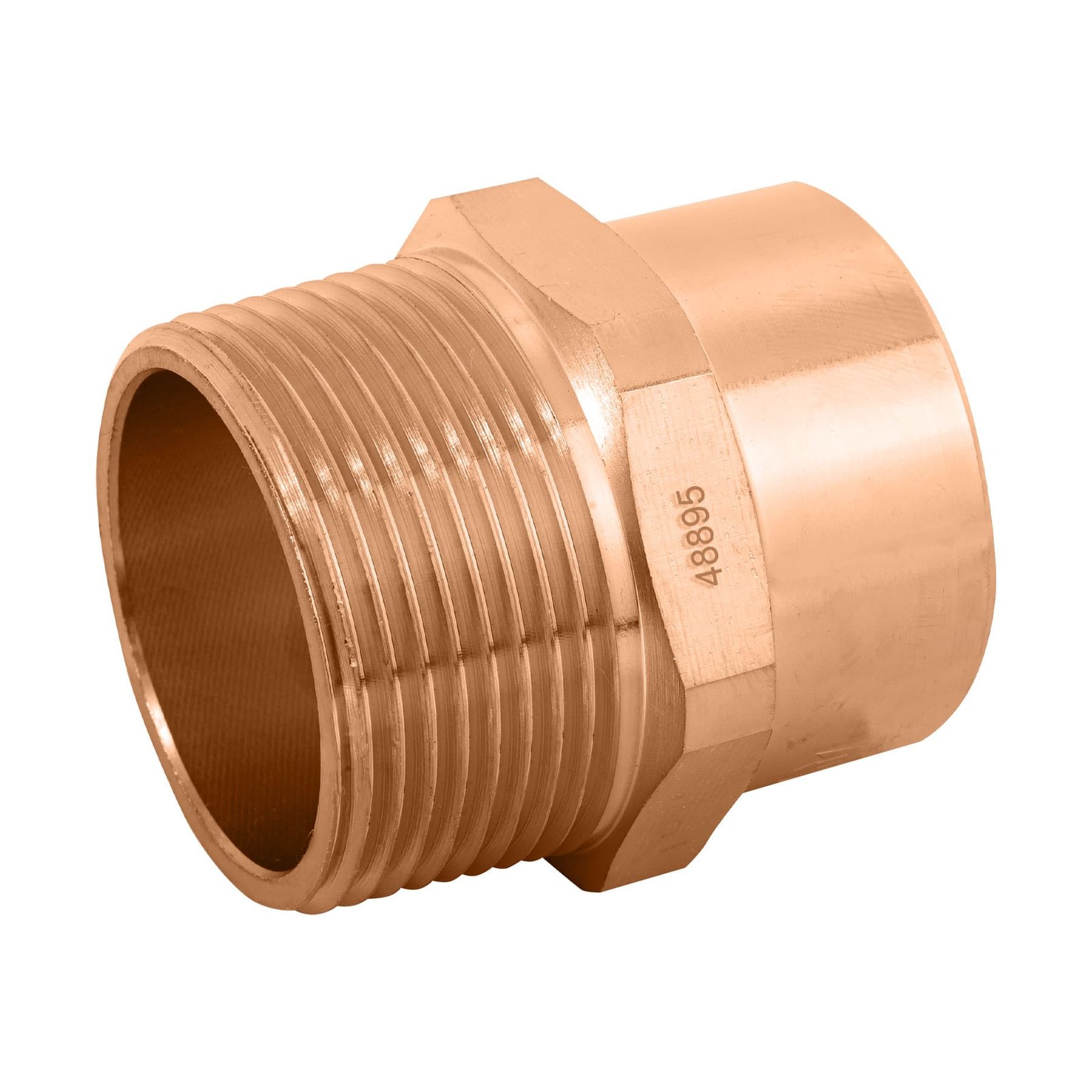 CC-614.jpg Conector de cobre, rosca exterior 1-1/4', FOSET - Image 1