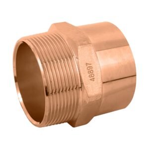 Conector de cobre, rosca exterior 2', FOSET