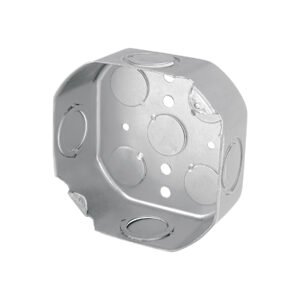 Caja octagonal 4' x 4' reforzada, VOLTECK