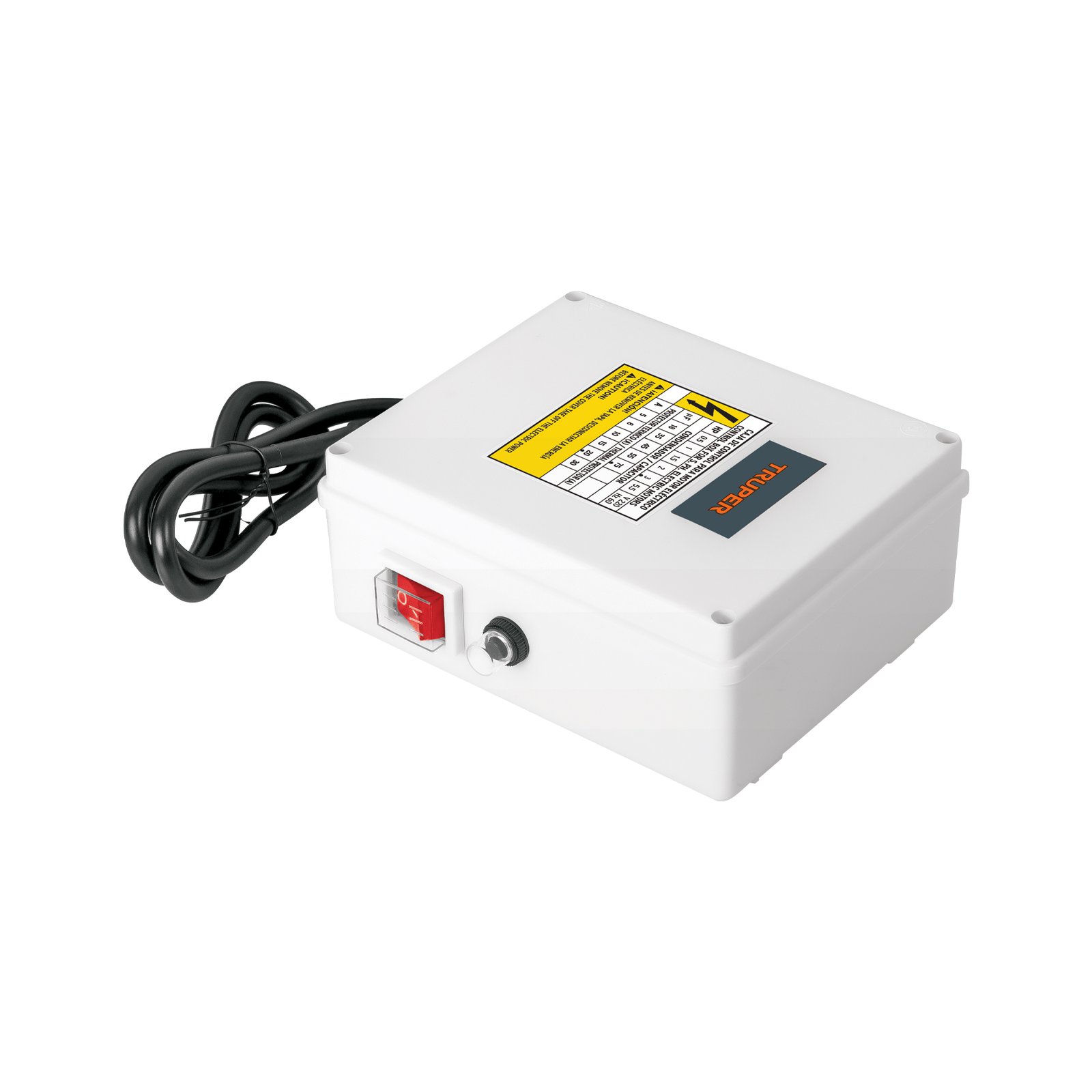CE-BOS-3LM-2.jpg Caja de control para bomba tipo bala 3 HP, 220V, TRUPER - Image 1