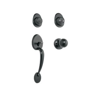 Jaladera/perilla, Lugo llave-llave, Negro, HERMEX
