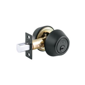 Cerrojo llave-llave negro, llave puntos, HERMEX