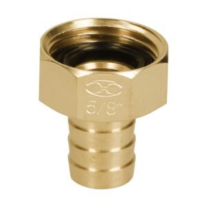 Conector 5/8' hembra de latón sólido para manguera, TRUPER