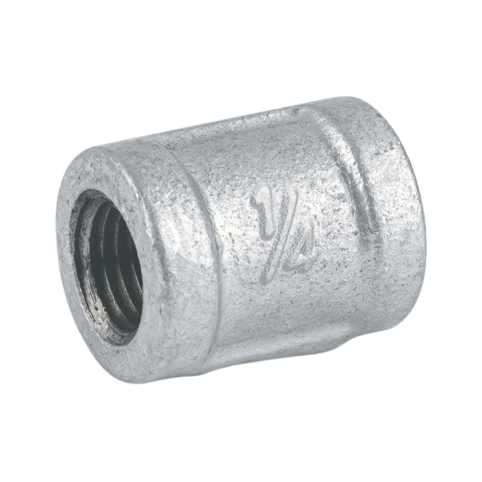Cople reforzado de acero galvanizado de 1/4', FOSET