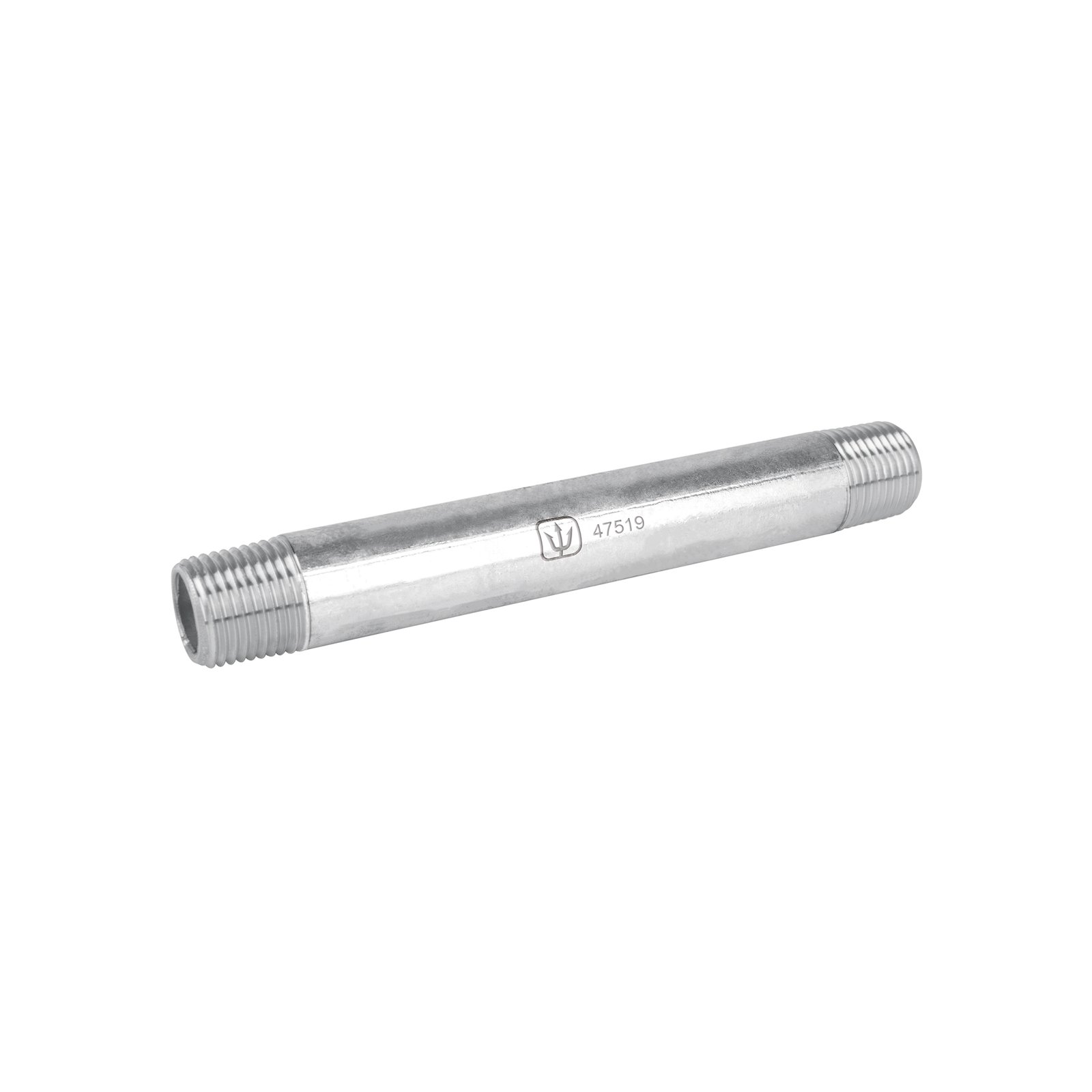 Niple de acero galvanizado 1/2' x 6', FOSET