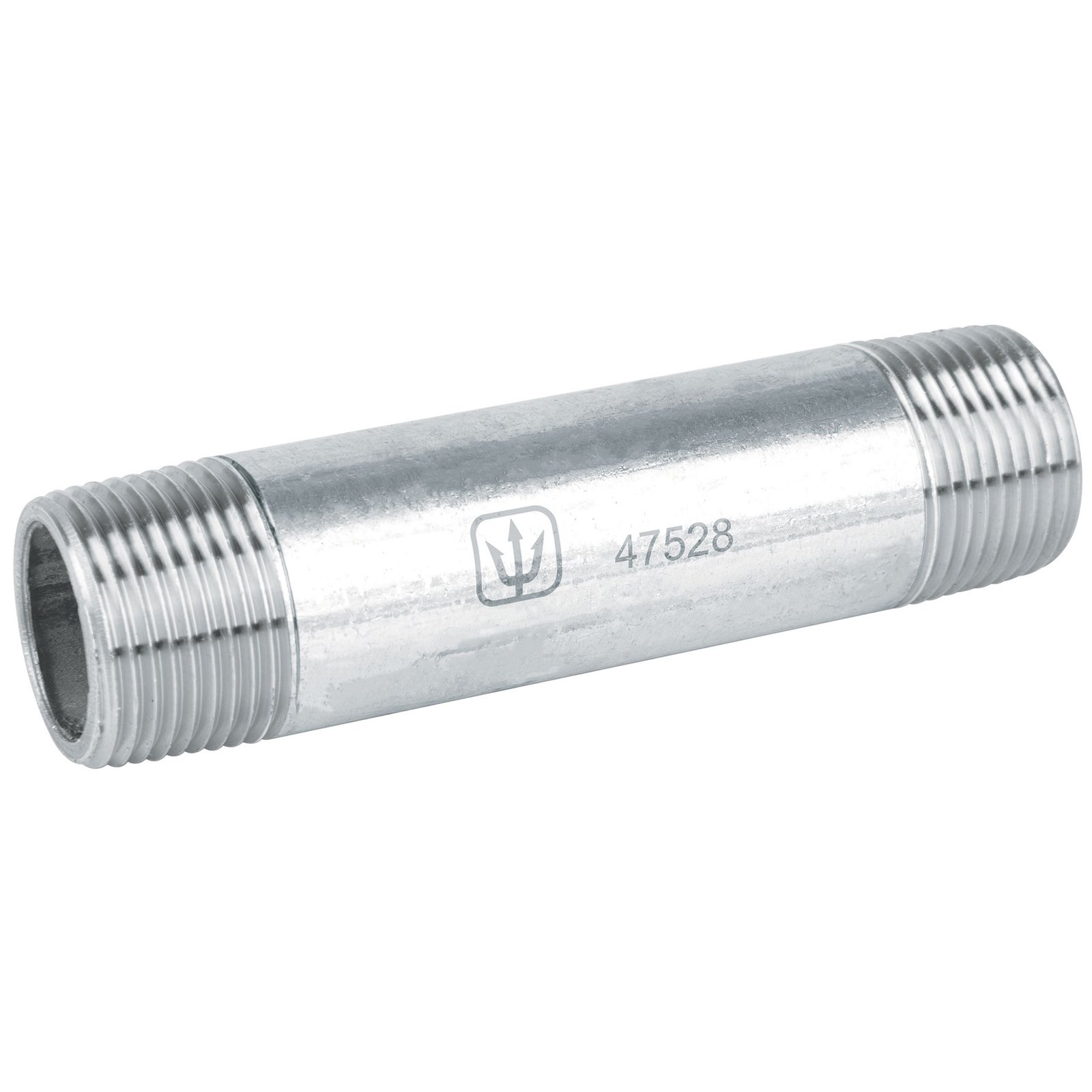 CG-413.jpg Niple de acero galvanizado 3/4' x 4', FOSET - Image 1