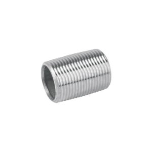 Niple de acero galvanizado 3/4' cuerda corrida, FOSET
