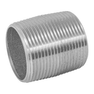 Niple de acero galvanizado 1-1/4' cuerda corrida, FOSET