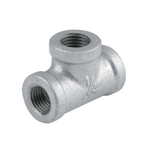 Tee sencilla acero galvanizado 1/4', FOSET
