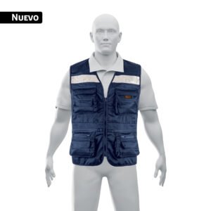 Chaleco brigadista reforzado, azul marino, G, TRUPER EXPERT