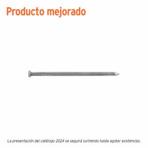 Kilo de clavo estándar 3-1/2' con cabeza en caja de 25 kg