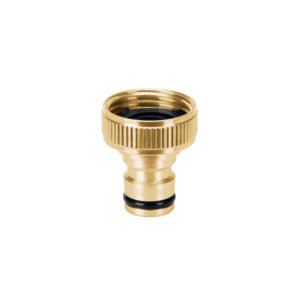 Conector 3/4' rápido hembra de latón, sistema click, TRUPER