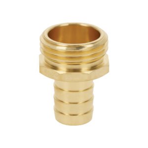 Conector 5/8' macho de latón sólido para manguera, TRUPER