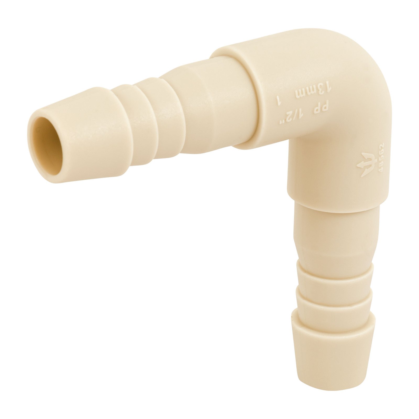 CM-562.jpg Codo 90° inserción de 1/2' de polipropileno, FOSET - Image 1