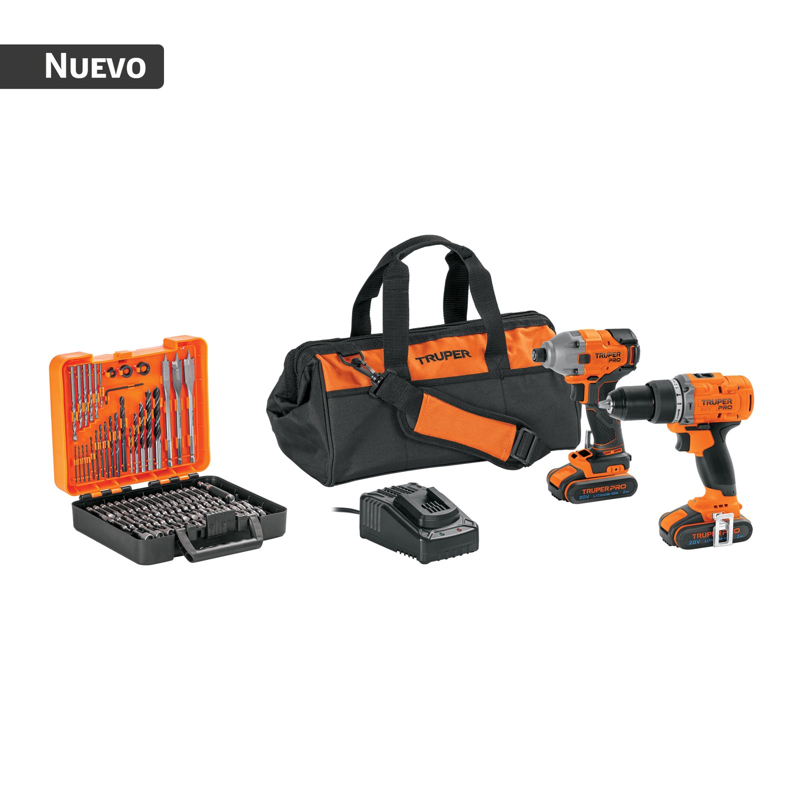 Combo rotomartillo/dest + dest/impacto, 20V, TRUPER PRO