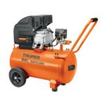 Compresor lubricado, 50L, 3-1/2HP, horizontal, 127V, TRUPER