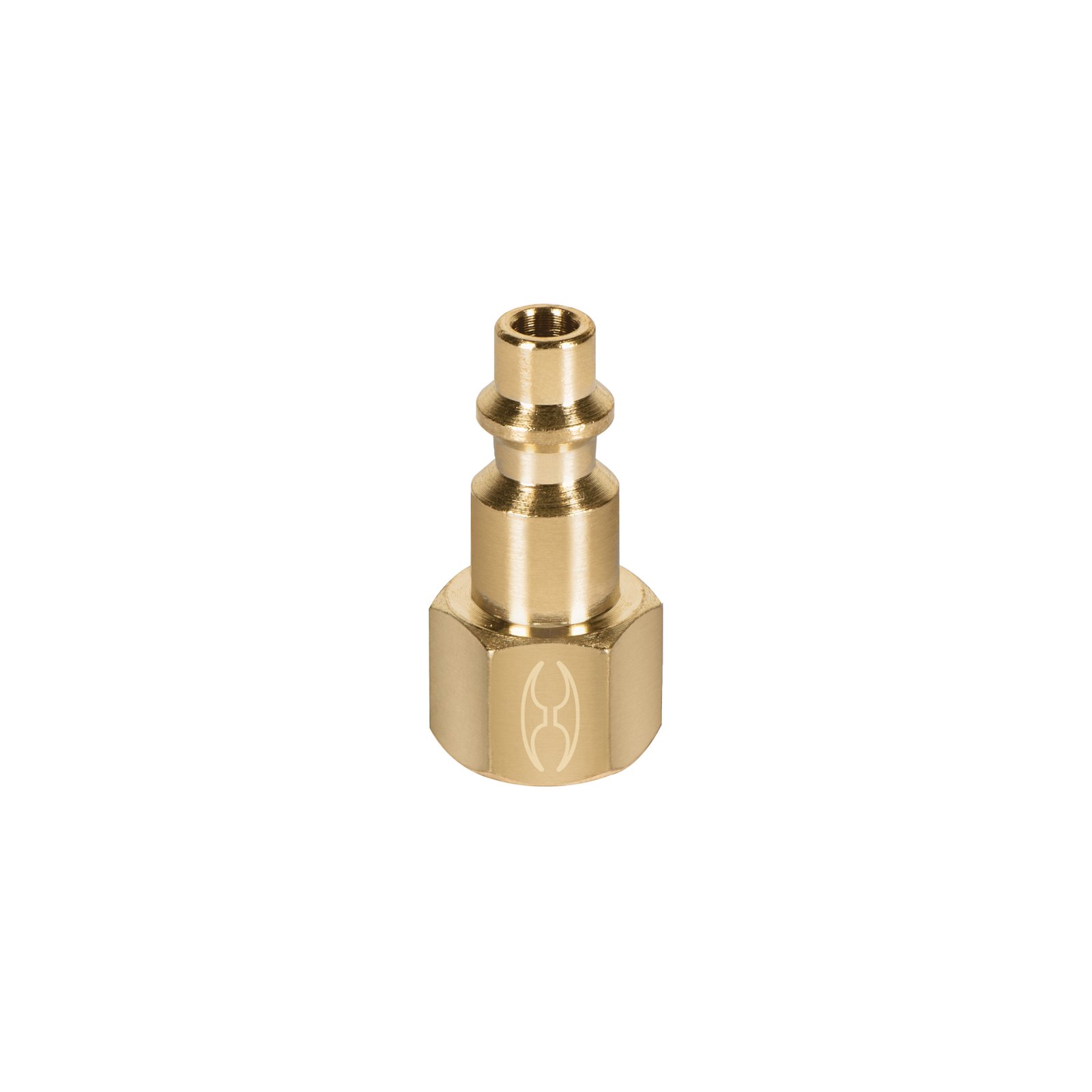CORAL-HEM-1-4.jpg Conector rápido de latón, hembra, cuerda 1/4' NPT, TRUPER - Image 1