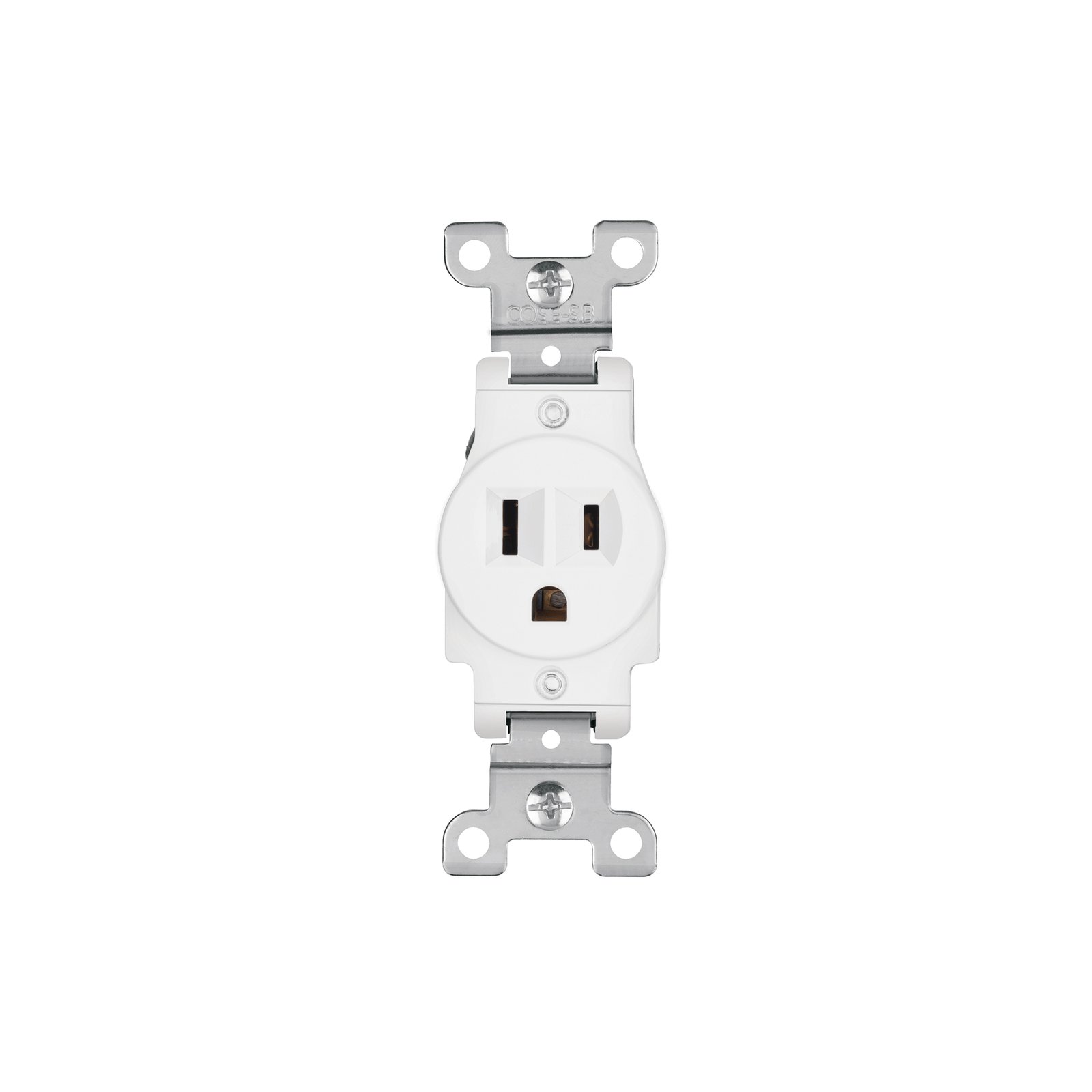 Contacto sencillo, 2 polos 3 hilos, Standard, blanco