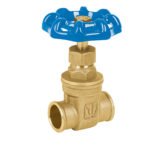 Válvula de compuerta de latón soldable de 1/2', FOSET